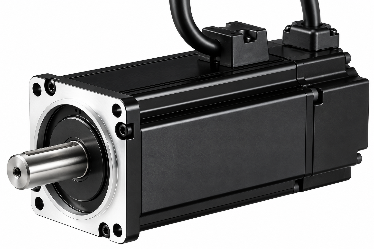 Servomotor 400W 3000RPM Encoder 20Bits Media Inercia Eje Chaveta Sin Freno